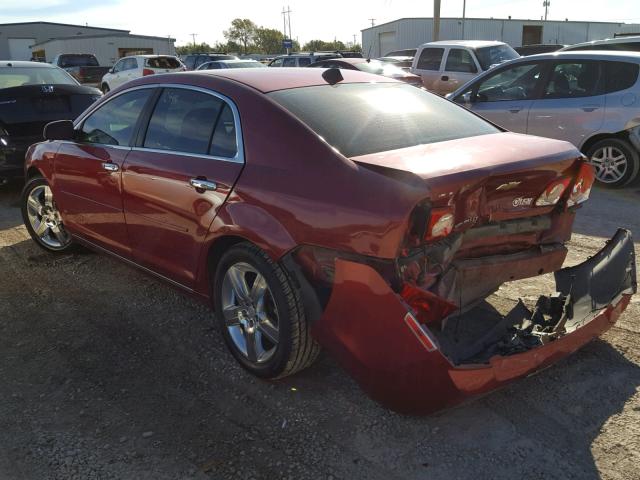 1G1ZC5E07CF263892 - 2012 CHEVROLET MALIBU 1LT 红色 照片 3