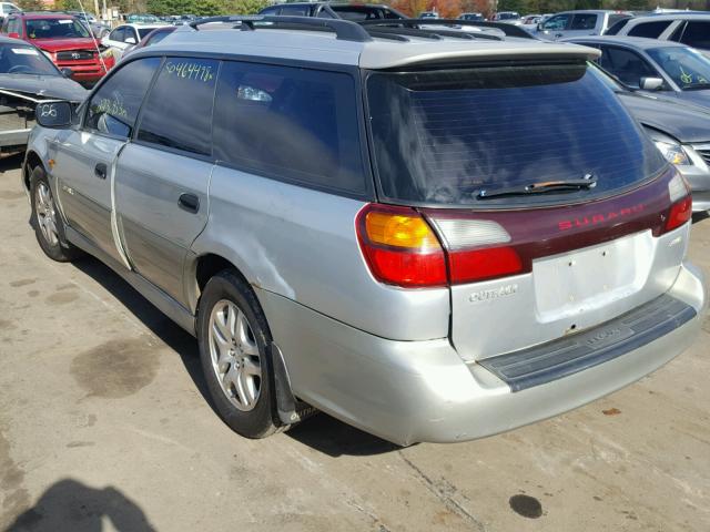 4S3BH675037616413 - 2003 SUBARU LEGACY OUT SILVER photo 3