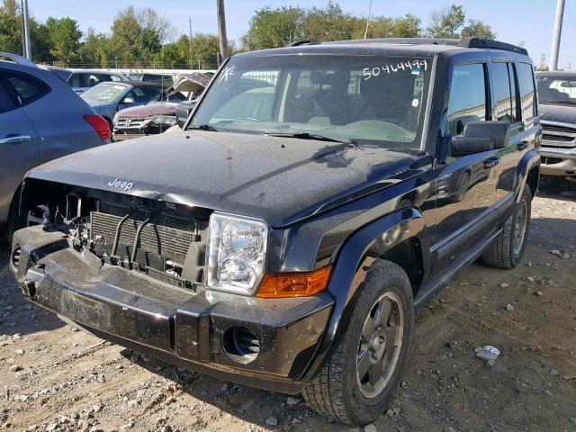 1J8HG48K88C219304 - 2008 JEEP COMMANDER შავი ფოტო 2