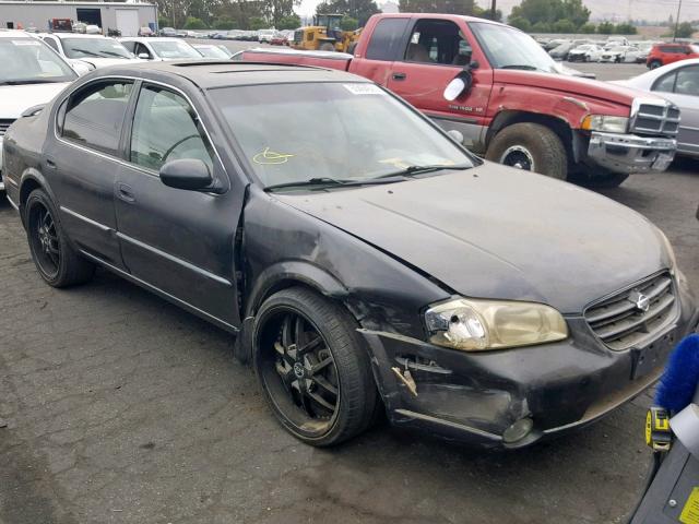 JN1CA31A01T319971 - 2001 NISSAN MAXIMA GXE BLACK photo 1