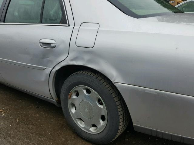 1G6KE57Y8YU316269 - 2000 CADILLAC DEVILLE DH SILVER photo 9