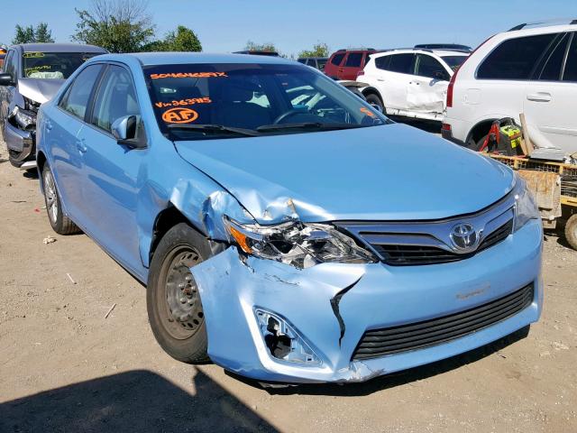 4T4BF1FK7CR263915 - 2012 TOYOTA CAMRY BASE BLUE photo 1