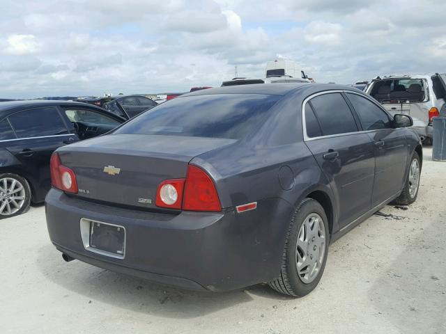 1G1ZC5E05A4126135 - 2010 CHEVROLET MALIBU 1LT GRAY photo 4