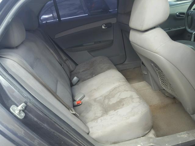 1G1ZC5E05A4126135 - 2010 CHEVROLET MALIBU 1LT GRAY photo 6