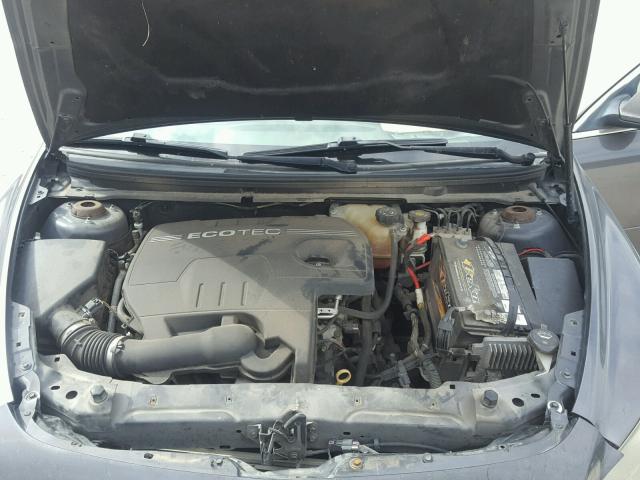 1G1ZC5E05A4126135 - 2010 CHEVROLET MALIBU 1LT GRAY photo 7