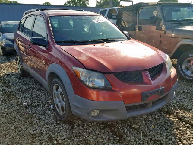 5Y2SL62873Z426385 - 2003 PONTIAC VIBE RED photo 1