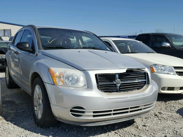 1B3HB48B27D337588 - 2007 DODGE CALIBER SX SILVER photo 1