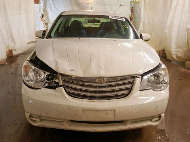 1C3LC56J48N193886 - 2008 CHRYSLER SEBRING TO WHITE photo 9