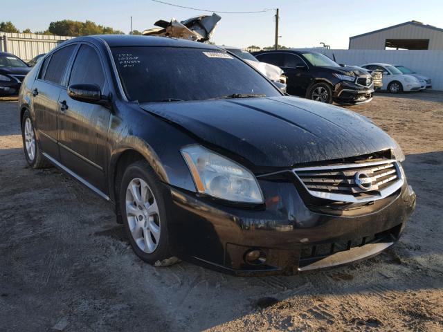 1N4BA41E17C862147 - 2007 NISSAN MAXIMA SE BLACK photo 1