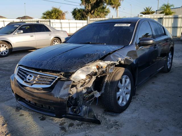 1N4BA41E17C862147 - 2007 NISSAN MAXIMA SE BLACK photo 2