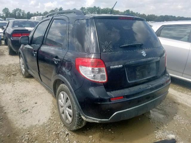 JS2YA5A39A6300159 - 2010 SUZUKI SX4 BLACK photo 3