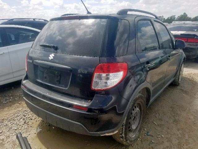 JS2YA5A39A6300159 - 2010 SUZUKI SX4 BLACK photo 4