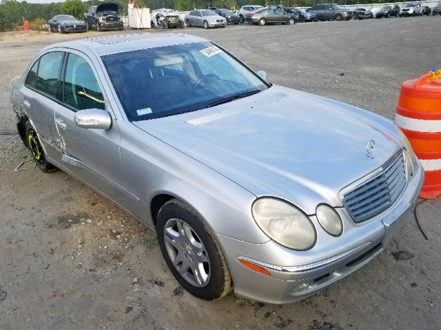 WDBUF65J13A182664 - 2003 MERCEDES-BENZ E 320 SILVER photo 1