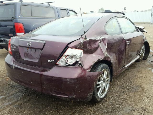 JTKDE177060107062 - 2006 TOYOTA SCION TC 紫色 照片 4