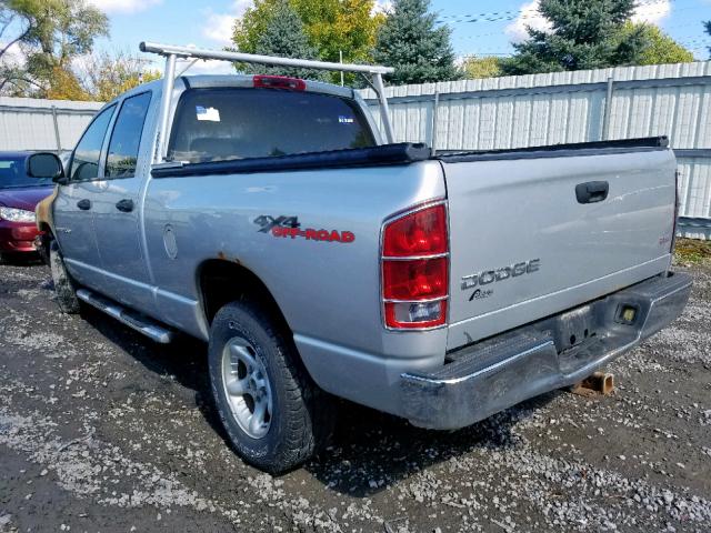 1D7HU18D04J125929 - 2004 DODGE RAM 1500 S SILVER photo 3