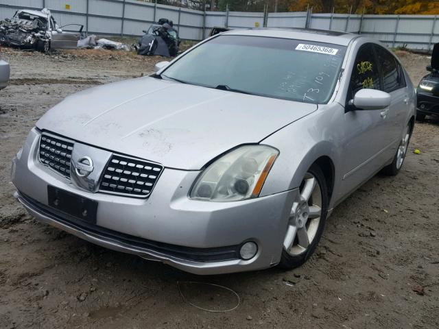 1N4BA41E64C867436 - 2004 NISSAN MAXIMA SE SILVER photo 2