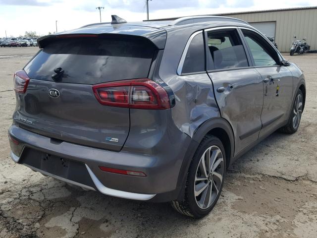 KNDCE3LC2H5050709 - 2017 KIA NIRO EX TO GRAY photo 4