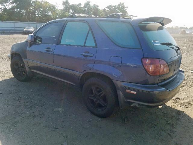 JT6HF10U4Y0134085 - 2000 LEXUS RX 300 BLUE photo 3