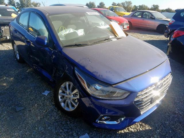 3KPC24A30KE074438 - 2019 HYUNDAI ACCENT SE BLUE photo 1