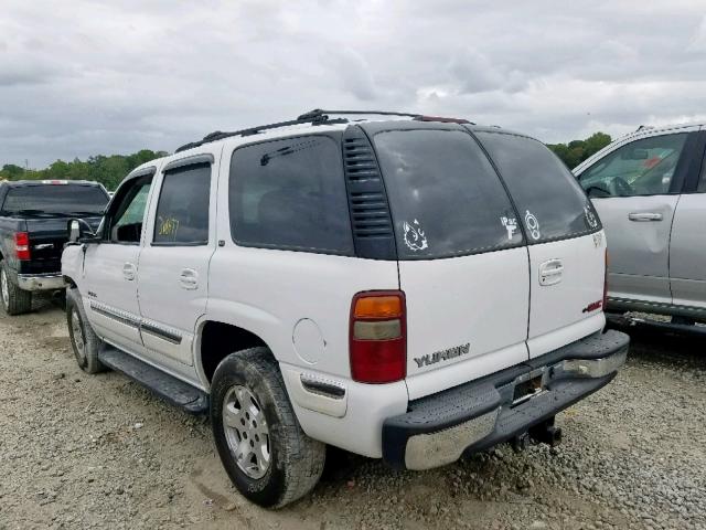 1GKEC13T2YJ209789 - 2000 GMC YUKON WHITE photo 3