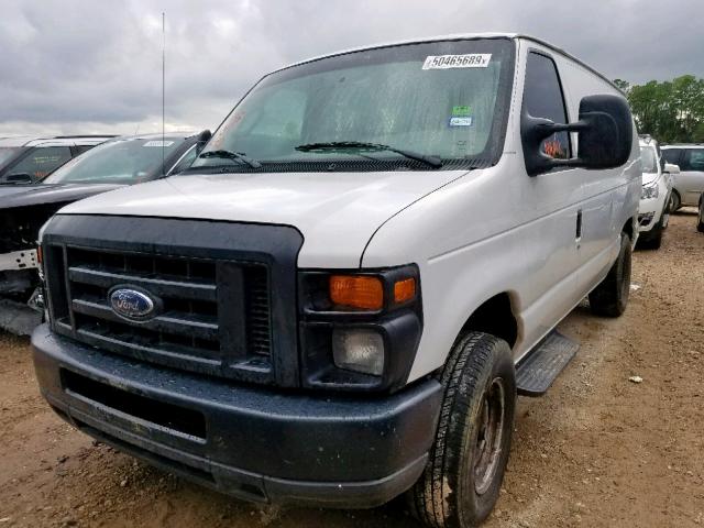 1FTNE24W18DB14286 - 2008 FORD ECONOLINE WHITE photo 2