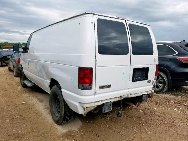 1FTNE24W18DB14286 - 2008 FORD ECONOLINE WHITE photo 3