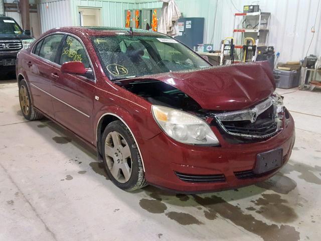 1G8ZS57N28F141753 - 2008 SATURN AURA XE RED photo 1