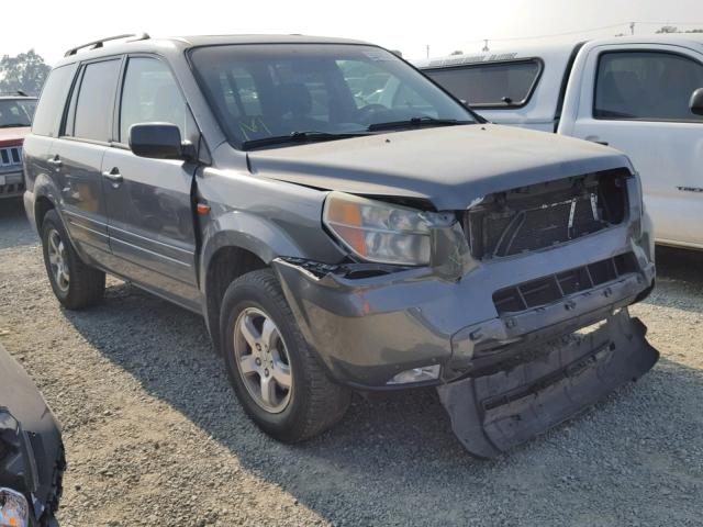 5FNYF28338B010921 - 2008 HONDA PILOT SE CHARCOAL photo 1