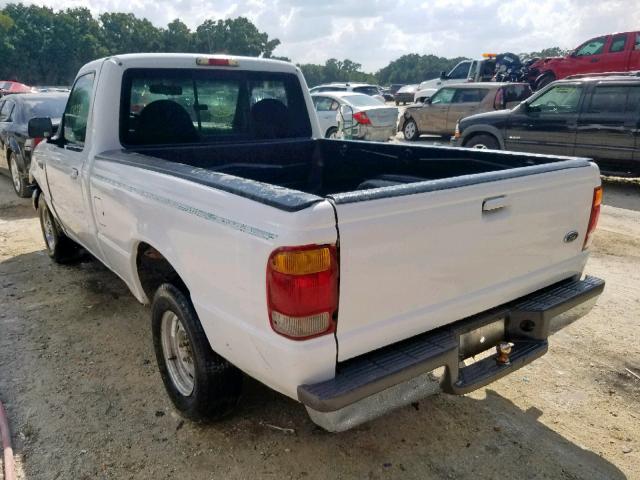 1FTYR10C2WUA66642 - 1998 FORD RANGER WHITE photo 3