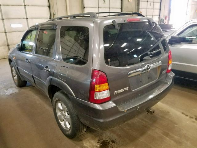 4F2CZ94124KM33744 - 2004 MAZDA TRIBUTE LX GRAY photo 3