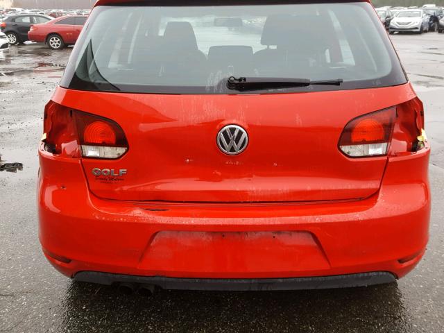 WVWDB7AJ3BW306640 - 2011 VOLKSWAGEN GOLF 红色 照片 9