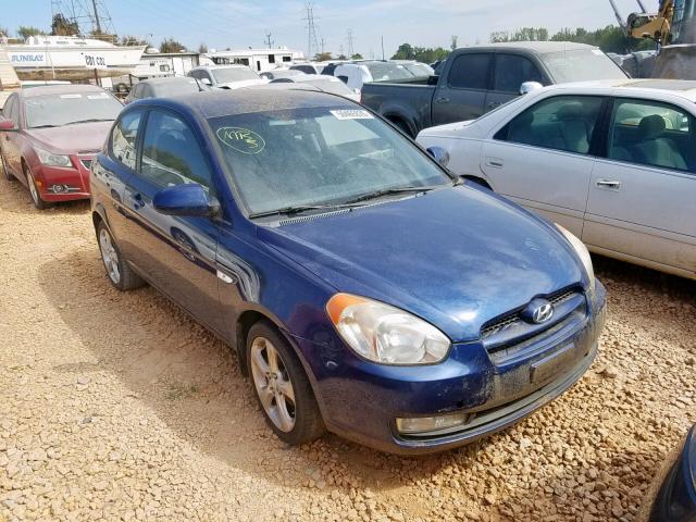 KMHCN36C08U065643 - 2008 HYUNDAI ACCENT SE BLUE photo 1