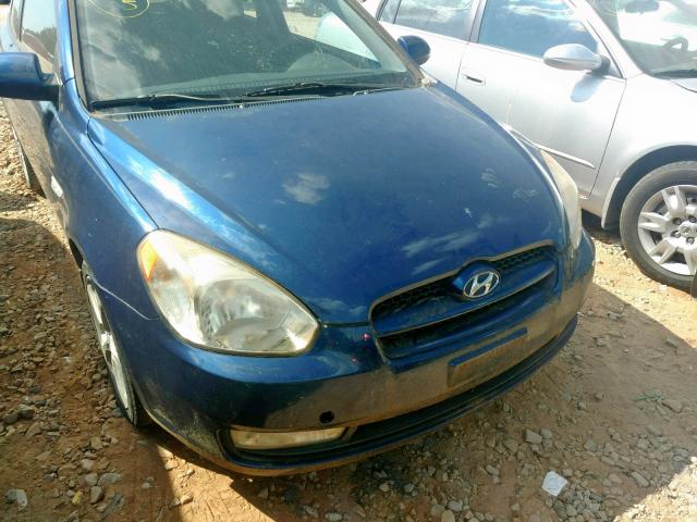 KMHCN36C08U065643 - 2008 HYUNDAI ACCENT SE BLUE photo 9