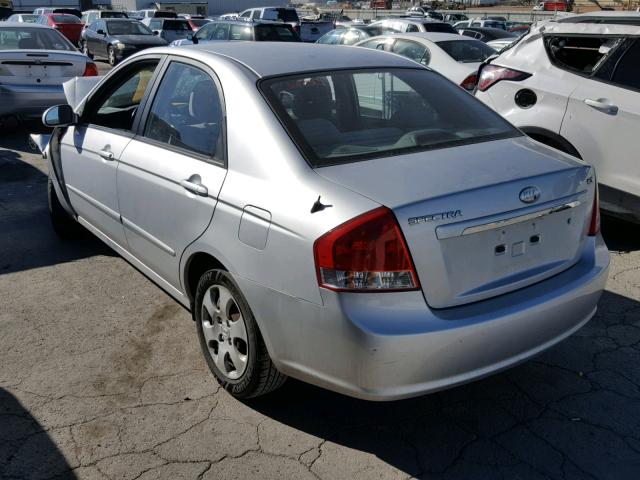 KNAFE222495658214 - 2009 KIA SPECTRA EX SILVER photo 3