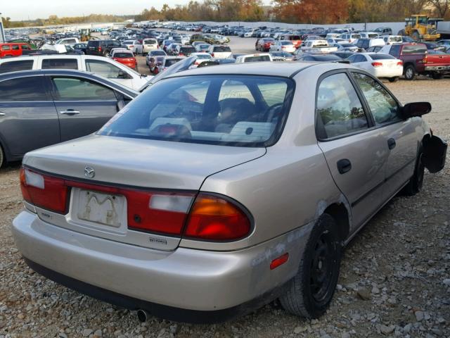 JM1BC1416W0173538 - 1998 MAZDA PROTEGE DX GRAY photo 4