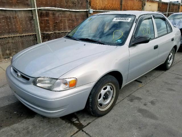 1NXBR12E4XZ250482 - 1999 TOYOTA COROLLA VE SILVER photo 2