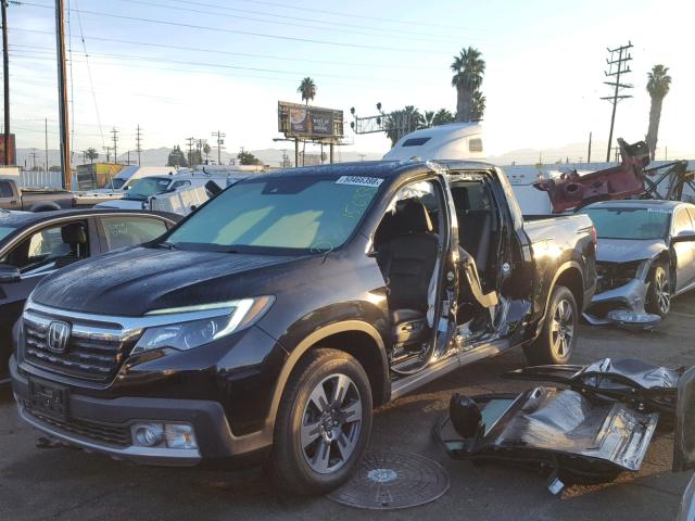 5FPYK3F75HB018856 - 2017 HONDA RIDGELINE BLACK photo 2