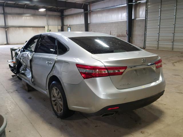 4T1BK1EB6DU049801 - 2013 TOYOTA AVALON BAS SILVER photo 3