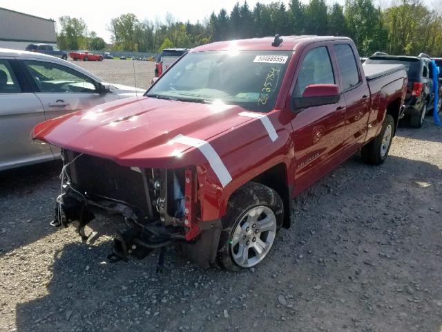 2GCVKREC4J1107386 - 2018 CHEVROLET SILVERADO RED photo 2