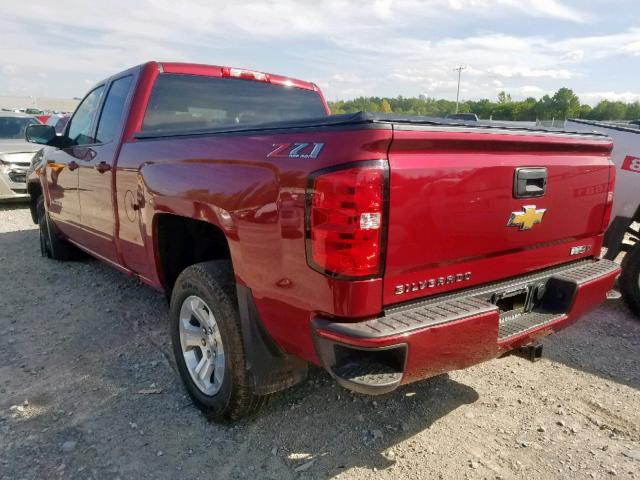 2GCVKREC4J1107386 - 2018 CHEVROLET SILVERADO RED photo 3