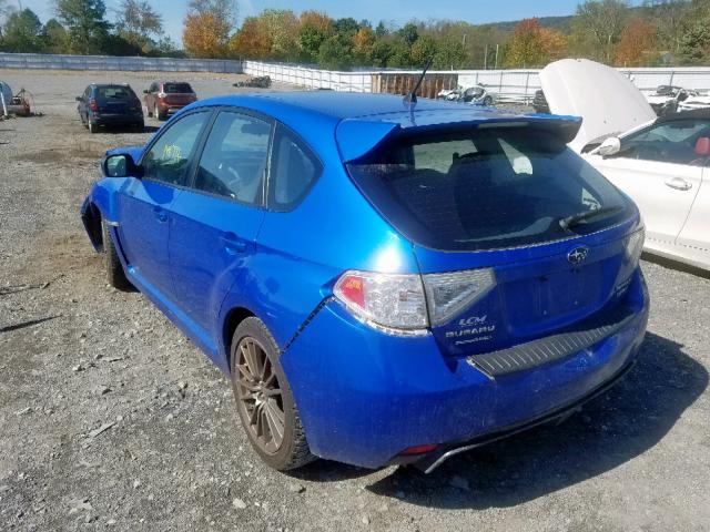 JF1GR7E68DG882807 - 2013 SUBARU IMPREZA WR BLUE photo 3