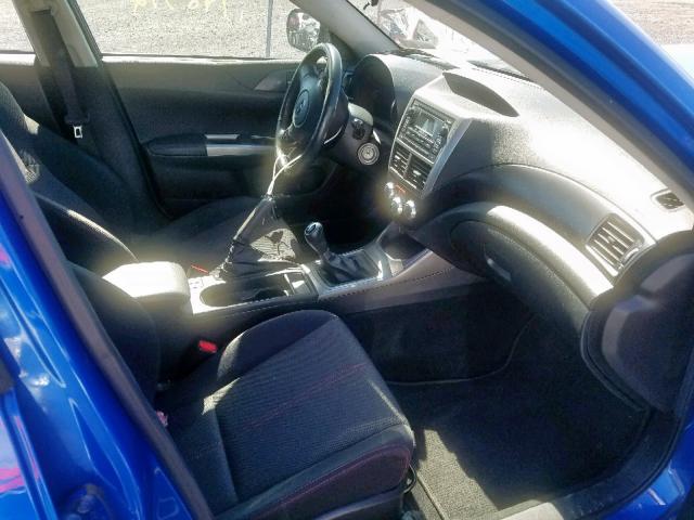 JF1GR7E68DG882807 - 2013 SUBARU IMPREZA WR BLUE photo 5