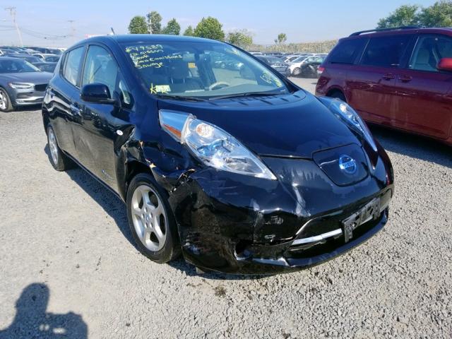 JN1AZ0CP0CT017048 - 2012 NISSAN LEAF SV BLACK photo 1