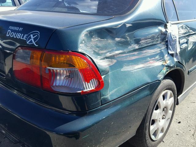 2HGEJ6613XH539936 - 1999 HONDA CIVIC BASE GREEN photo 9