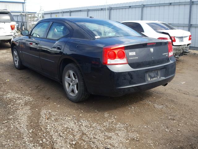 2B3CA3CV8AH268246 - 2010 DODGE CHARGER SX BLACK photo 3