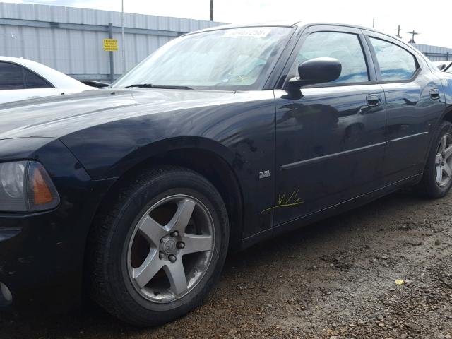 2B3CA3CV8AH268246 - 2010 DODGE CHARGER SX BLACK photo 9