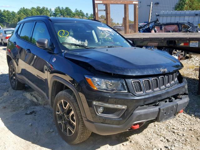 3C4NJDDB2KT671116 - 2019 JEEP COMPASS TR BLACK photo 1