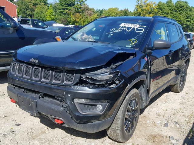 3C4NJDDB2KT671116 - 2019 JEEP COMPASS TR BLACK photo 2