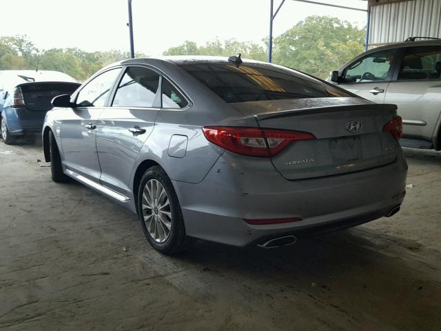 5NPE34AF8FH241730 - 2015 HYUNDAI SONATA SPO GRAY photo 3