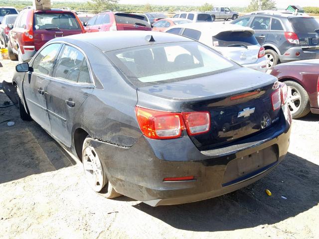 1G11B5SA1DF250697 - 2013 CHEVROLET MALIBU LS BLACK photo 3